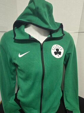 Nike Boston Celtics Dri-FIT Full Zip Hoodie Green Black Adult Small NBA Athletic